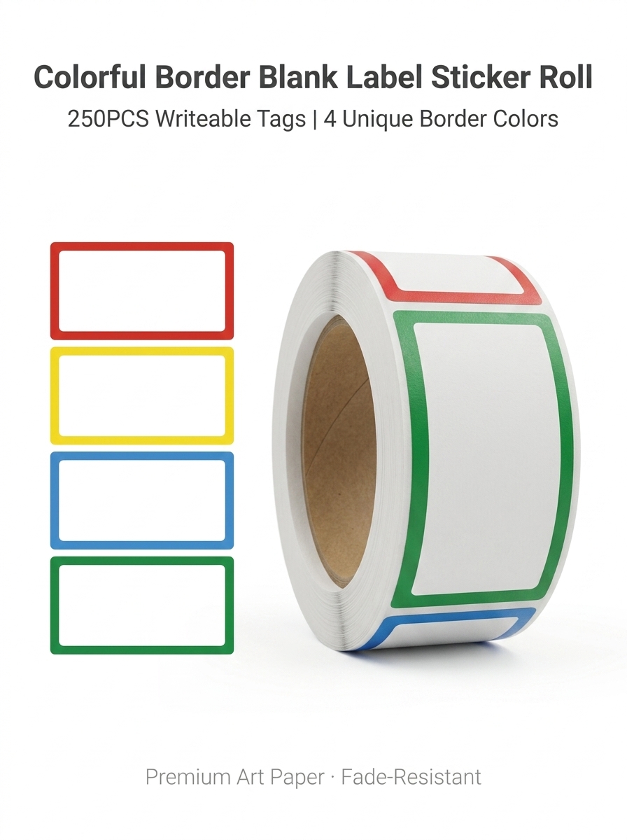 Office Furniture Brand - 250 uds/rollo de pegatinas clasificadas para