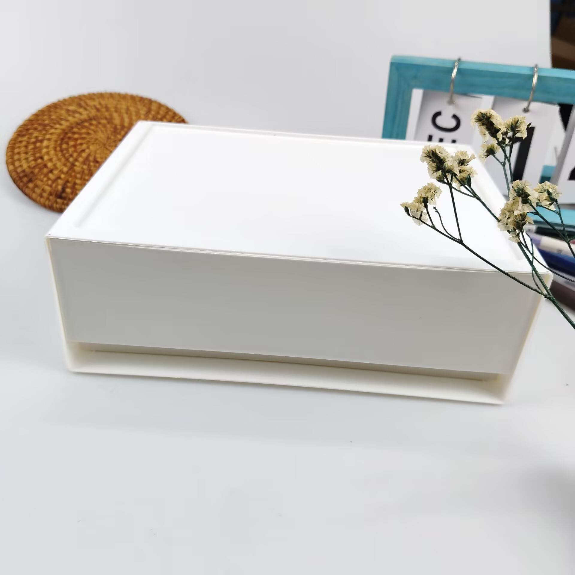 Cubicle Shelf Organizer - Caja de almacenamiento de escritorio, cajón,
