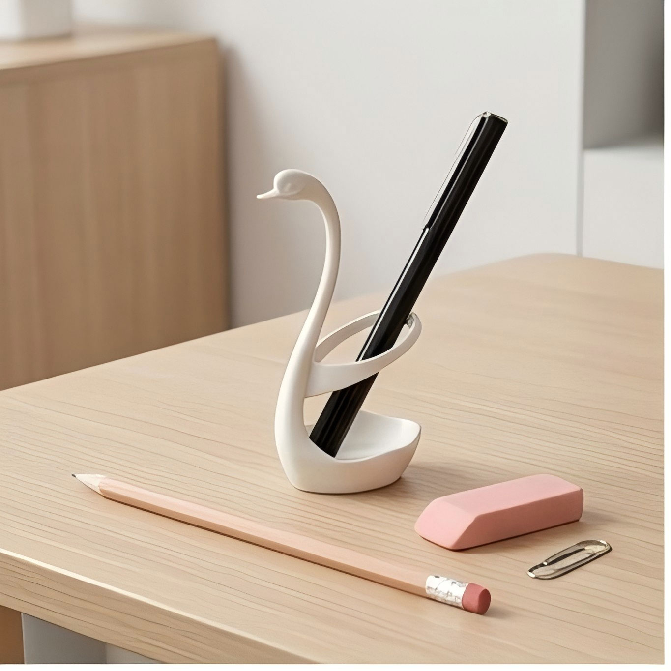 Office Furniture Brand - Portalápices Swan, Organizador de Escritorio con