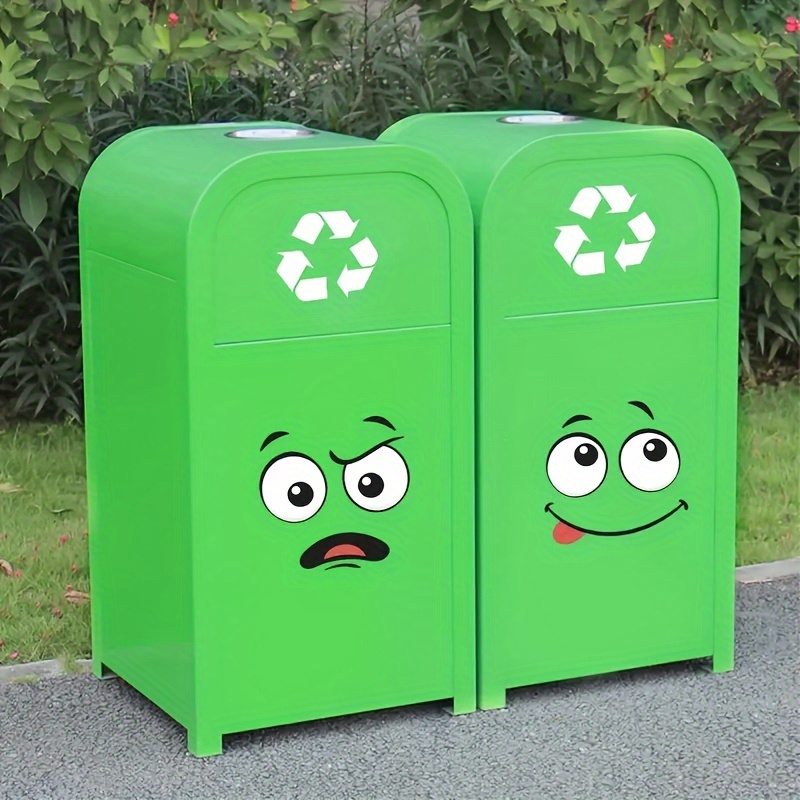 Office Furniture Recycling - 4 pegatinas divertidas para botes de
