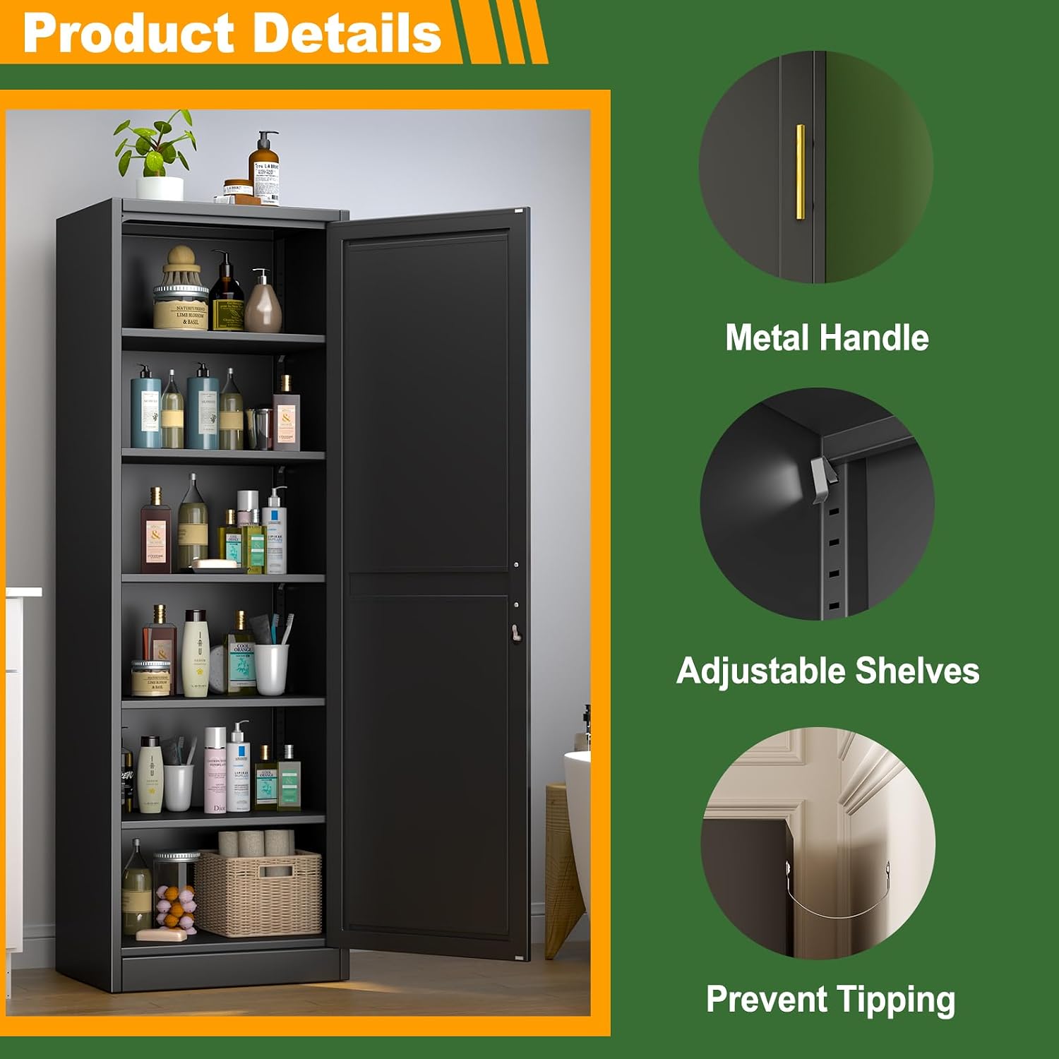 Armario de almacenamiento estr - Locker Storage Metal reseña y precio