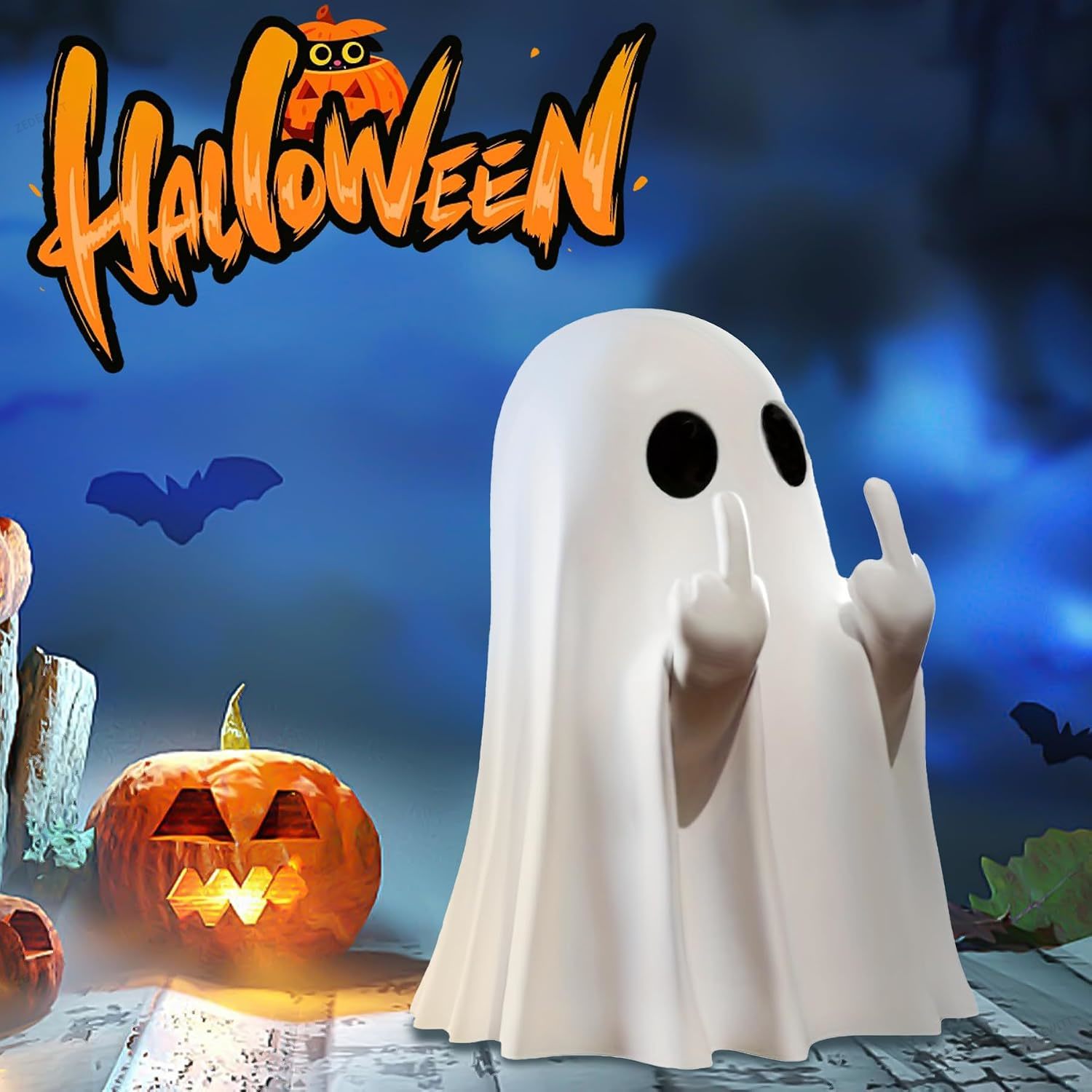 Figura de fantasma de Hallowee - Cubicle Shelf Organizer reseña y precio