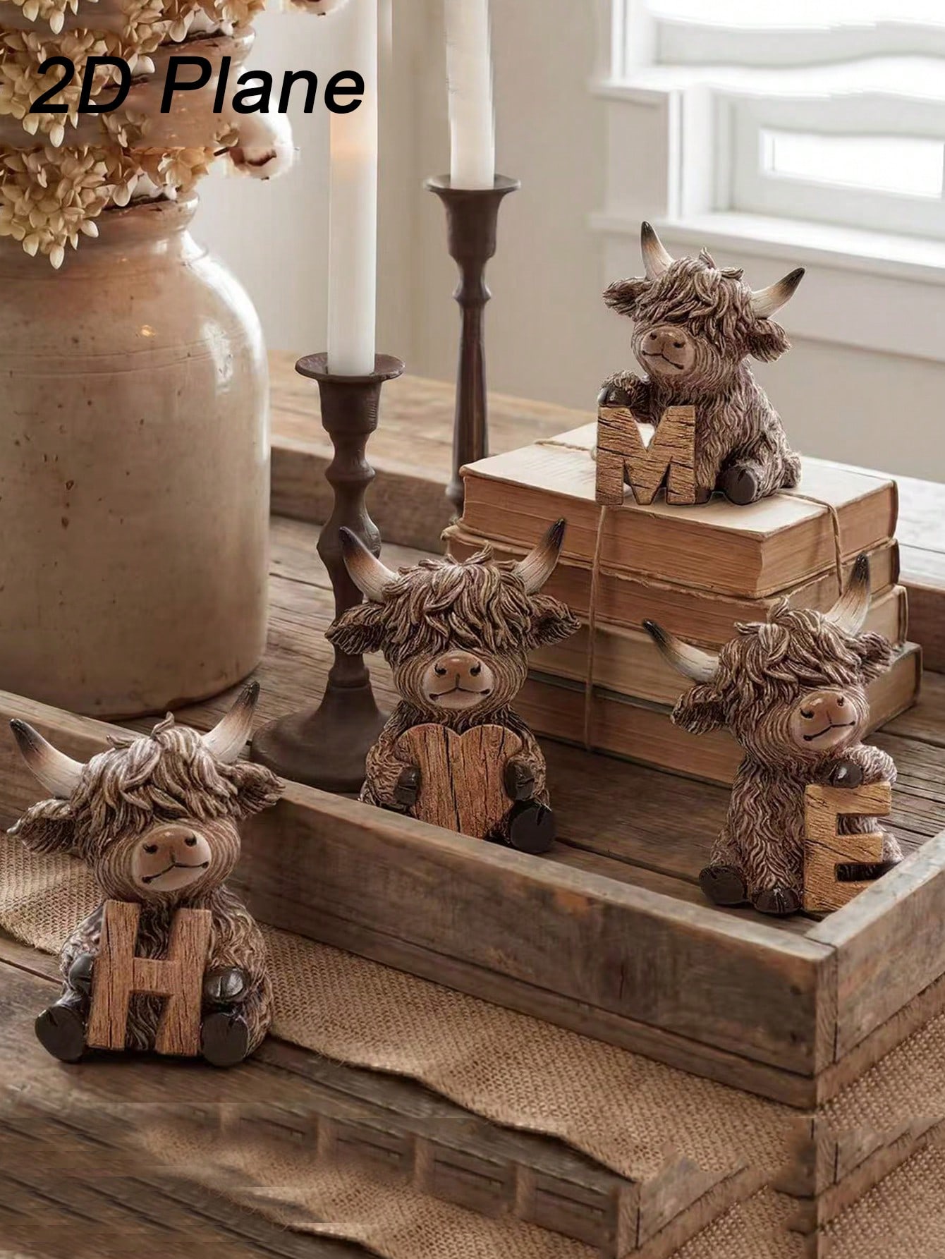 4 piezas de adornos de madera  - Cubicle Shelf Organizer reseña y precio