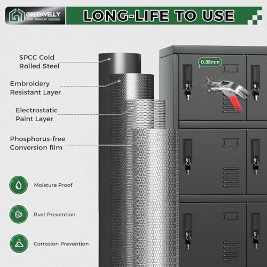Casillero de almacenamiento co - Locker Storage Metal reseña y precio