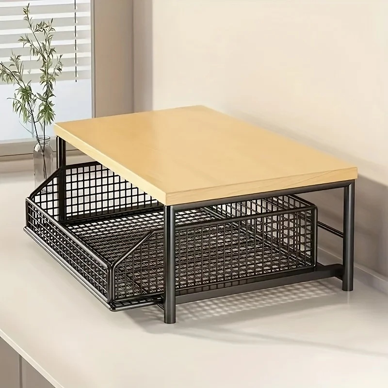 Soporte vertical para microond - Cubicle Shelf Organizer reseña y precio